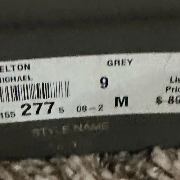 Michael “Pelton” Grey Pumps - Picture 6 of 6